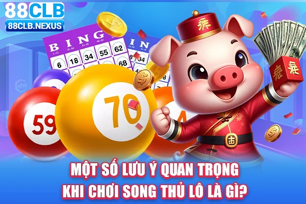 Một số lưu ý quan trọng khi chơi song thủ lô là gì?